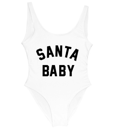 Santa baby outlet bathing suit